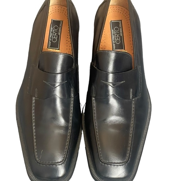CERTO BEVERLY HILL Penny loafers black men shoes size 46(12-13)USA Germany